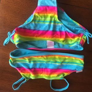 Girls bathing suit size 10 with cover up